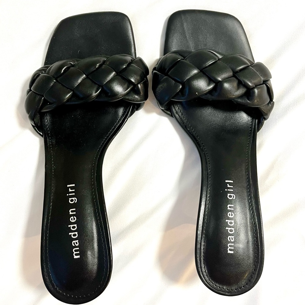 Madden girl kitten heels - never worn